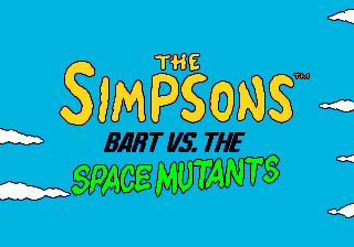 The Simpsons: Bart vs. the Space Mutants screenshot 2 for Sega Mega Drive